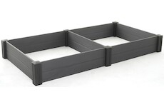 Keter vyvýšený záhon VISTA MODULAR DUO - šedá 252530