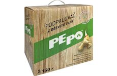Podpalovač PE-PO dřevitá vlna, 150 ks, rozpalovač na gril, kamna, krby, kamna 2172581