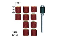 Proxxon Brusná pouzdra sada 10 ks + trn zrnitost 150  28980