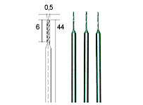 Proxxon Spirálový mikrovrták 0,5 mm 3 ks 28864