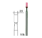 Proxxon Stopkové brousky korund válec 2,5 mm 5ks 28774