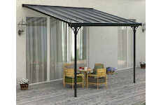 Rojaplast BRUCE F pergola  - TRANSPARENTNÍ polykarbonát B436