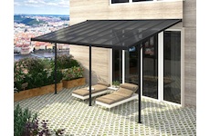 Rojaplast BRUCE H pergola - ŠEDÝ polykarbonát B557/1