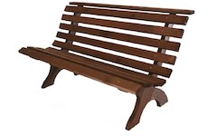 Rojaplast RETRO dřevěná lavice -mořená 247150