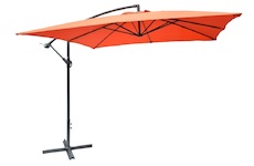 Rojaplast Slunečník kovový NEPROMOKAVÝ 8080 - 270x270cm -  terracota 601/11