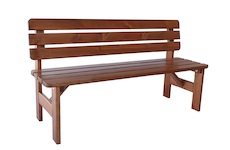Rojaplast VIKING zahradní lavice dřevěná LAKOVANÁ - 150 cm 151/12