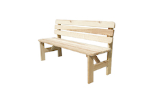 Rojaplast VIKING zahradní lavice dřevěná PŘÍRODNÍ - 200 cm 15/8