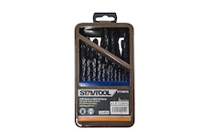 Stavtool P11031A  Sada vrtáků do kovu HSS-R | 1-13 mm 25 dílů, kovový obal