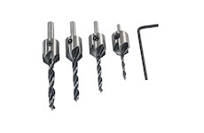 Stavtool P11145 Sada vrtáků do dřeva se záhlubníkem 4 díly | 3-6 mm, blistrový obal
