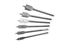Stavtool P11170 Sada plochých vrtáků do dřeva 6 dílů | 10-25 mm, PVC obal