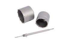 Stavtool P11830 Vykružovací korunka + trn do zdiva SDS-PLUS | 65, 80 mm