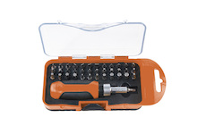 Stavtool ST38038 Sada bitů s ráčnovým šroubovákem 1/4” 38 dílů