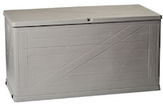 TOOMAX WOOD zahradní plastový úložný box 420 L - světle šedá Z0163R0--2500