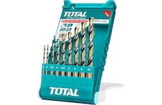 TOTAL TACSD0095 Vrtáky do kovu, sada 9ks, HSS, HSS