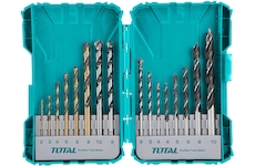 TOTAL TACSDL11601 Vrtáky, kombinovaná sada, 16ks