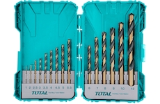 TOTAL TACSDL51501 Vrtáky, sada 15ks, HSS