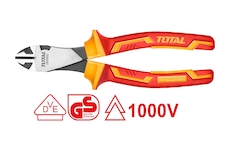 TOTAL THTIP2571 Elektrikářské kleště štípací boční, heavy duty, 180mm, industrial