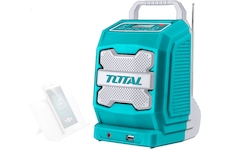 TOTAL TJRLI2001 rádio AKU, 20V Li-ion, 2000mAh, bez baterie a nabíječky, industrial