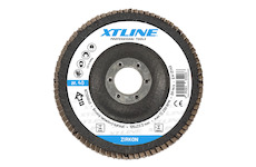 XTLINE BZ115080 Kotouč brusný lamelový zirkon, 115 mm zr. 80