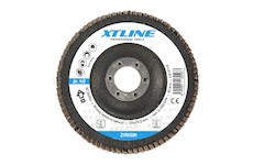 XTLINE BZ115100 Kotouč brusný lamelový zirkon, 115 mm zr. 100