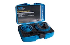 XTLINE XT11809 Sada vykružovacích korunek 9 dílů, 19-73 mm, plastový box